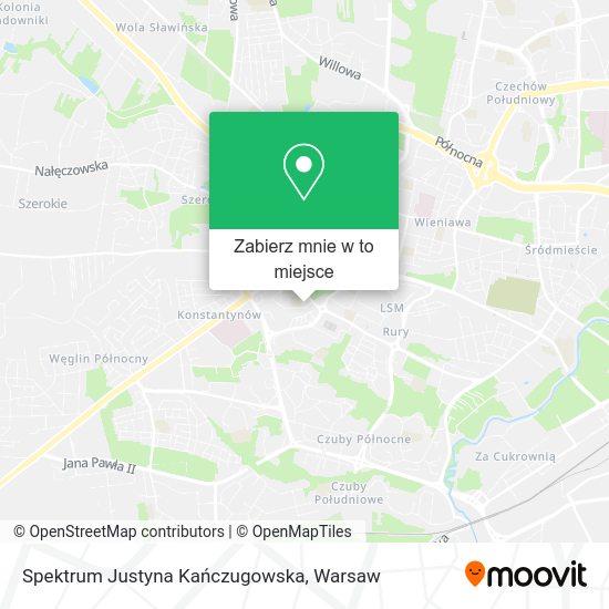 Mapa Spektrum Justyna Kańczugowska