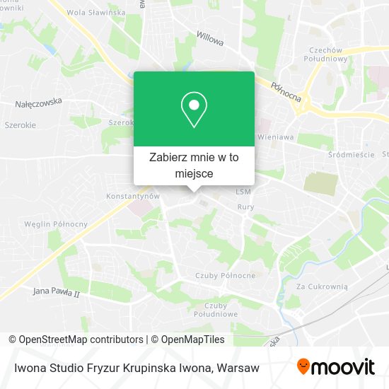 Mapa Iwona Studio Fryzur Krupinska Iwona