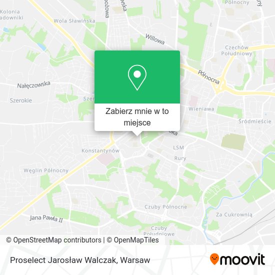 Mapa Proselect Jarosław Walczak