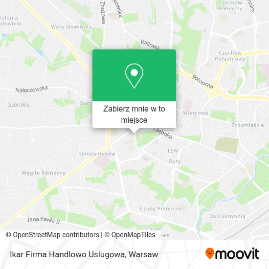 Mapa Ikar Firma Handlowo Uslugowa