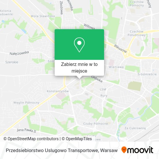 Mapa Przedsiebiorstwo Uslugowo Transportowe