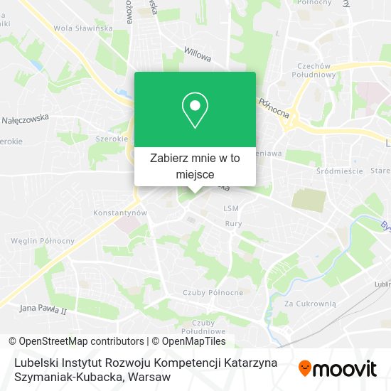 Mapa Lubelski Instytut Rozwoju Kompetencji Katarzyna Szymaniak-Kubacka