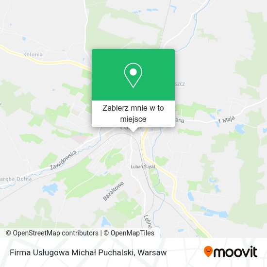 Mapa Firma Usługowa Michał Puchalski