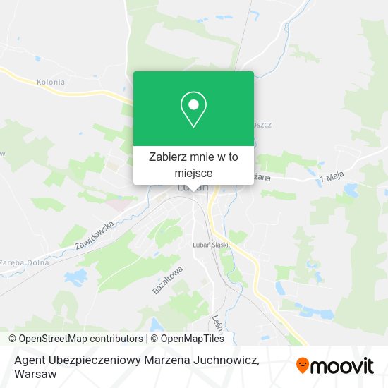 Mapa Agent Ubezpieczeniowy Marzena Juchnowicz