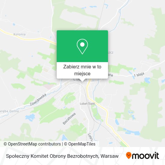 Mapa Społeczny Komitet Obrony Bezrobotnych