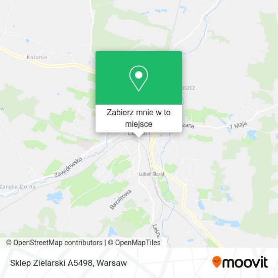 Mapa Sklep Zielarski A5498