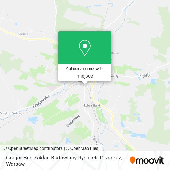 Mapa Gregor-Bud Zakład Budowlany Rychlicki Grzegorz