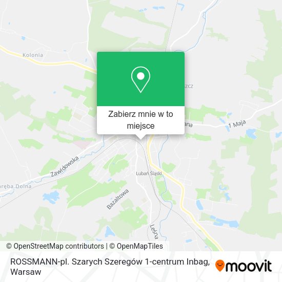 Mapa ROSSMANN-pl. Szarych Szeregów 1-centrum Inbag