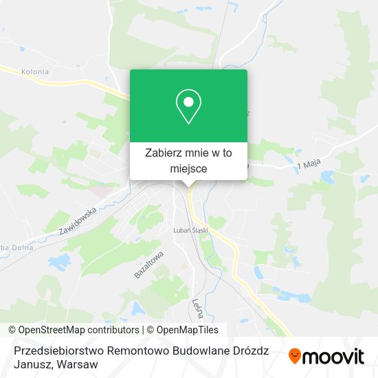 Mapa Przedsiebiorstwo Remontowo Budowlane Drózdz Janusz