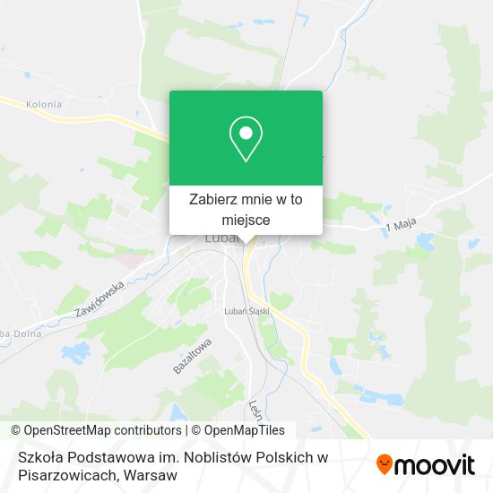 Mapa Szkoła Podstawowa im. Noblistów Polskich w Pisarzowicach