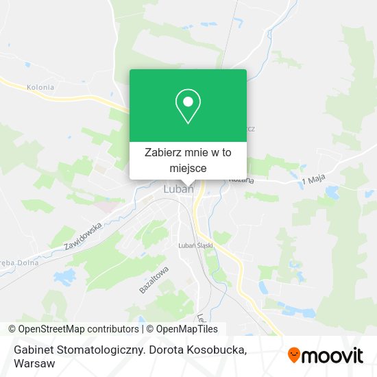 Mapa Gabinet Stomatologiczny. Dorota Kosobucka