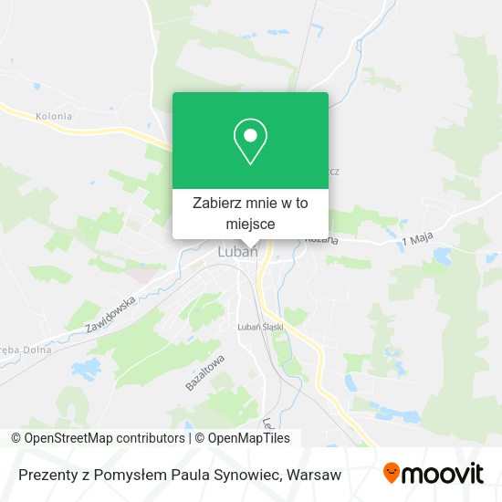 Mapa Prezenty z Pomysłem Paula Synowiec