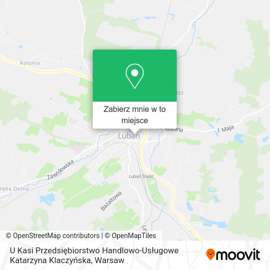 Mapa U Kasi Przedsiębiorstwo Handlowo-Usługowe Katarzyna Klaczyńska