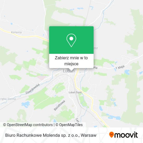 Mapa Biuro Rachunkowe Molenda sp. z o.o.