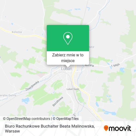 Mapa Biuro Rachunkowe Buchalter Beata Malinowska