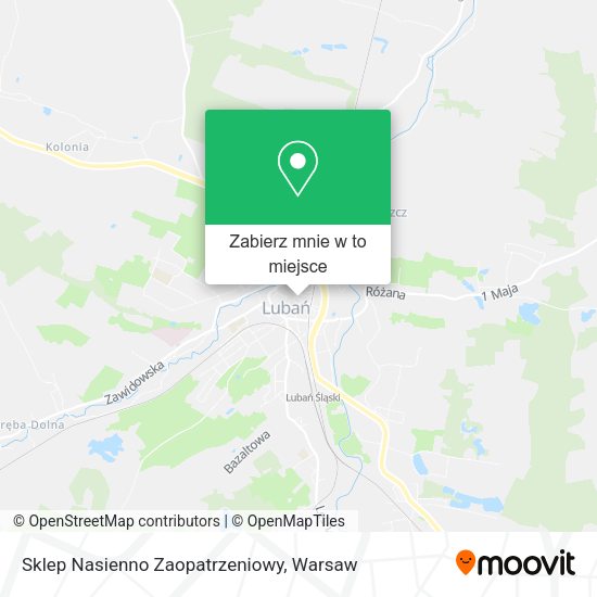 Mapa Sklep Nasienno Zaopatrzeniowy