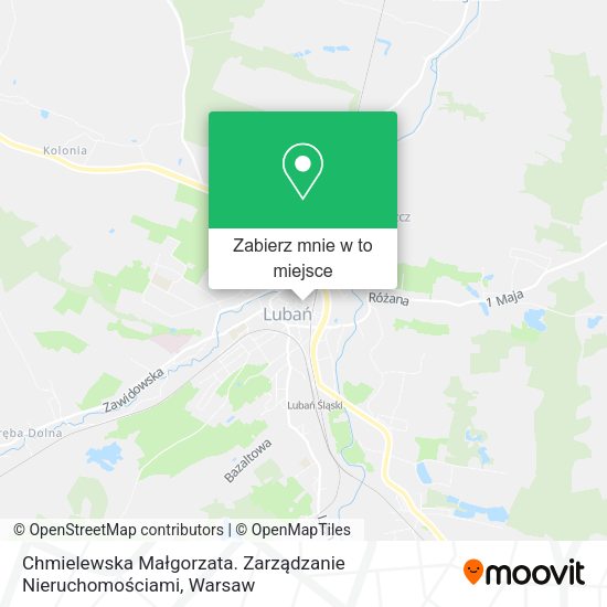 Mapa Chmielewska Małgorzata. Zarządzanie Nieruchomościami