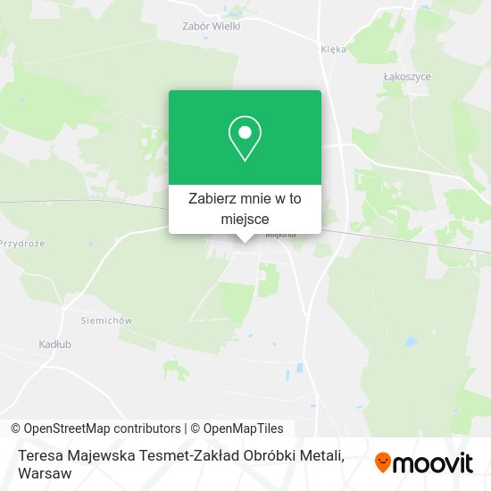 Mapa Teresa Majewska Tesmet-Zakład Obróbki Metali