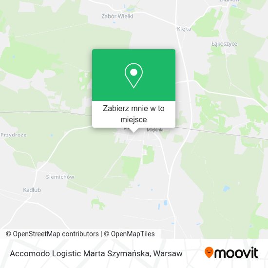 Mapa Accomodo Logistic Marta Szymańska