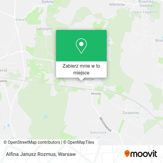 Mapa Alfina Janusz Rozmus