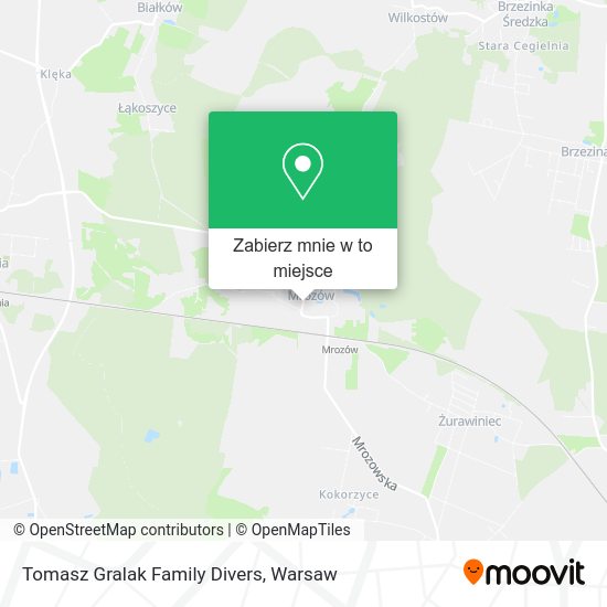 Mapa Tomasz Gralak Family Divers