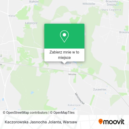 Mapa Kaczorowska Jasnocha Jolanta