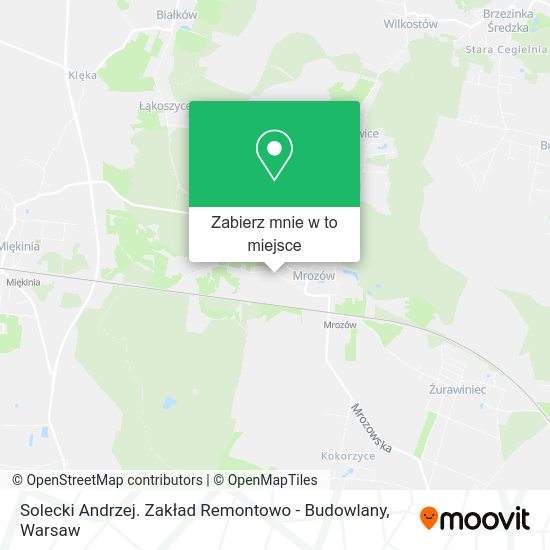 Mapa Solecki Andrzej. Zakład Remontowo - Budowlany