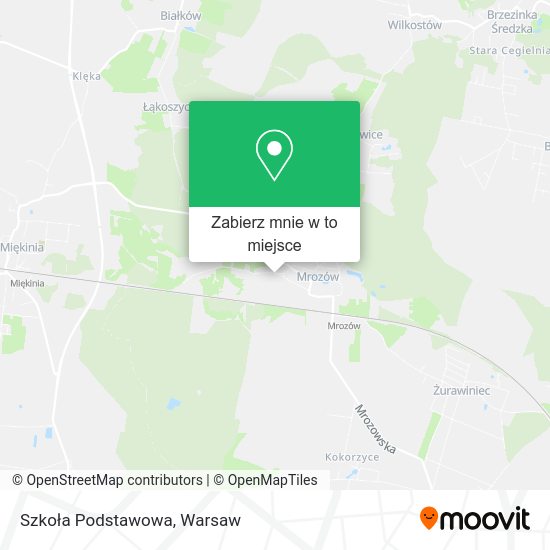 Mapa Szkoła Podstawowa