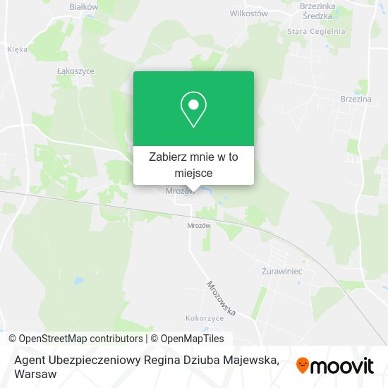 Mapa Agent Ubezpieczeniowy Regina Dziuba Majewska