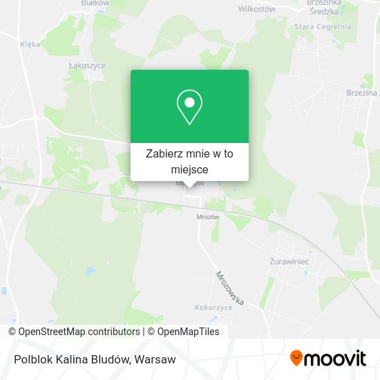 Mapa Polblok Kalina Bludów