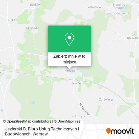 Mapa Jezierski B. Biuro Usług Technicznych i Budowlanych