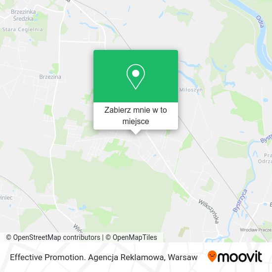 Mapa Effective Promotion. Agencja Reklamowa