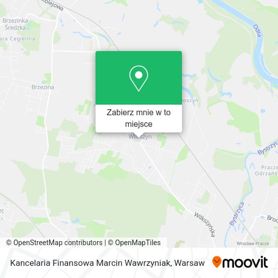 Mapa Kancelaria Finansowa Marcin Wawrzyniak