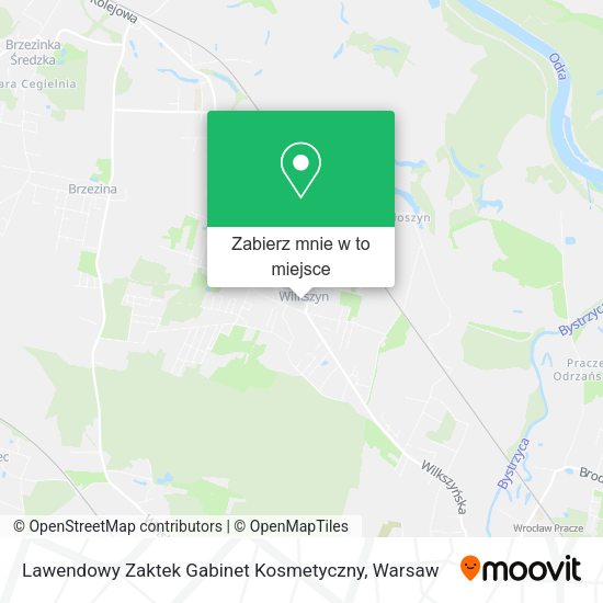 Mapa Lawendowy Zaktek Gabinet Kosmetyczny