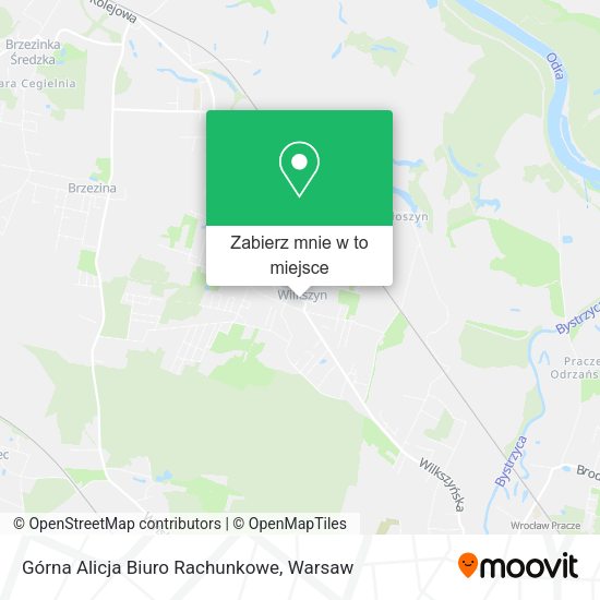 Mapa Górna Alicja Biuro Rachunkowe