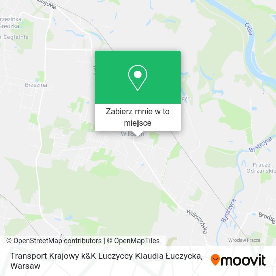 Mapa Transport Krajowy k&K Luczyccy Klaudia Łuczycka