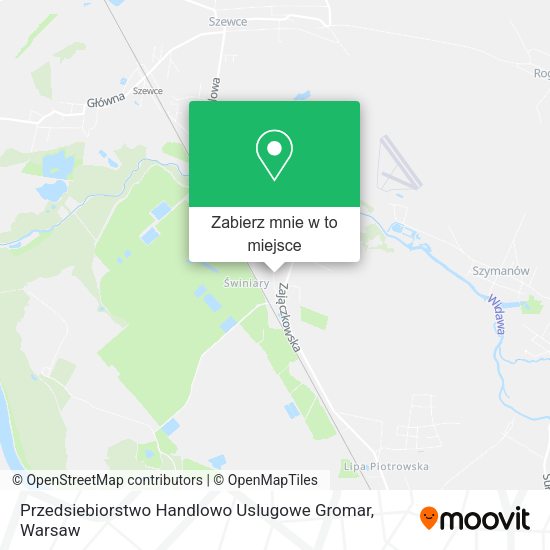 Mapa Przedsiebiorstwo Handlowo Uslugowe Gromar