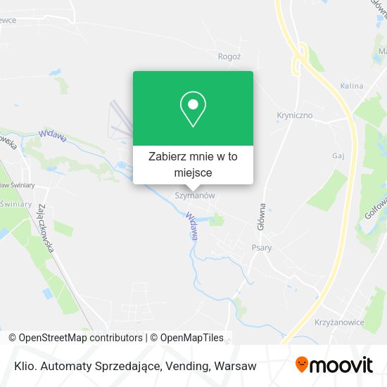 Mapa Klio. Automaty Sprzedające, Vending