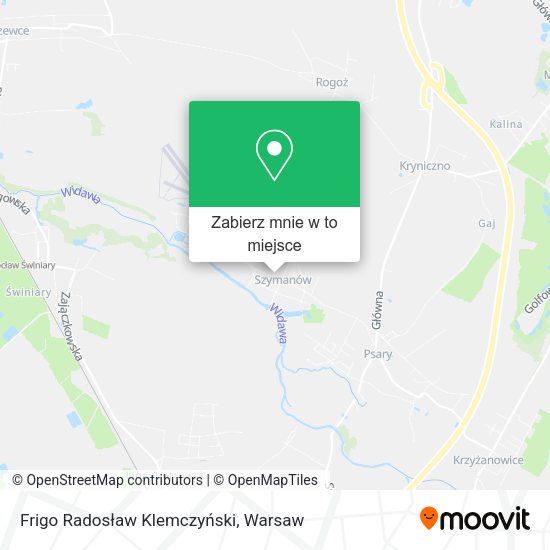 Mapa Frigo Radosław Klemczyński