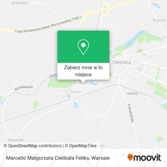 Mapa Marcello Małgorzata Cielibała Feliks