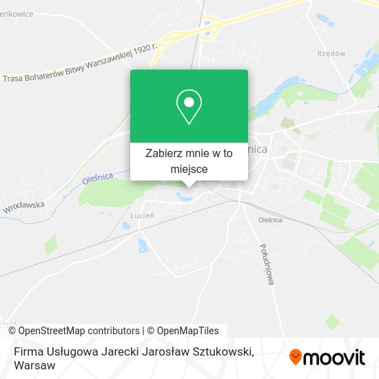 Mapa Firma Usługowa Jarecki Jarosław Sztukowski