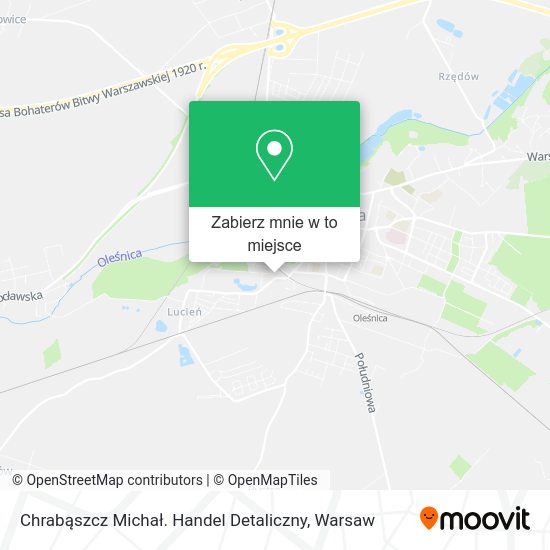 Mapa Chrabąszcz Michał. Handel Detaliczny