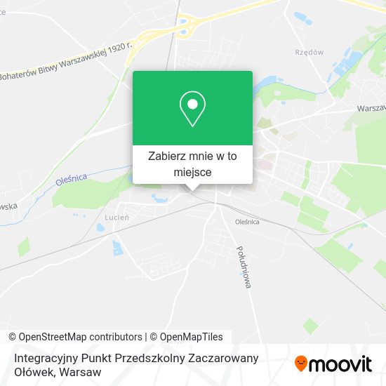 Mapa Integracyjny Punkt Przedszkolny Zaczarowany Ołówek