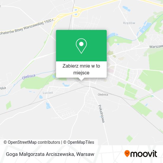 Mapa Goga Małgorzata Arciszewska