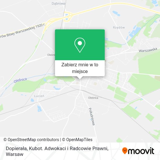 Mapa Dopierała, Kubot. Adwokaci i Radcowie Prawni