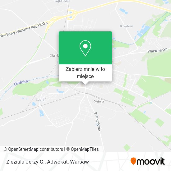 Mapa Zieziula Jerzy G., Adwokat