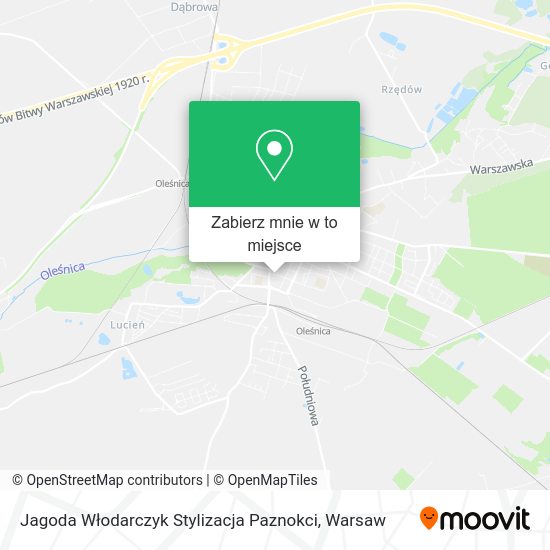 Mapa Jagoda Włodarczyk Stylizacja Paznokci