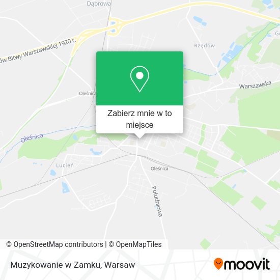 Mapa Muzykowanie w Zamku