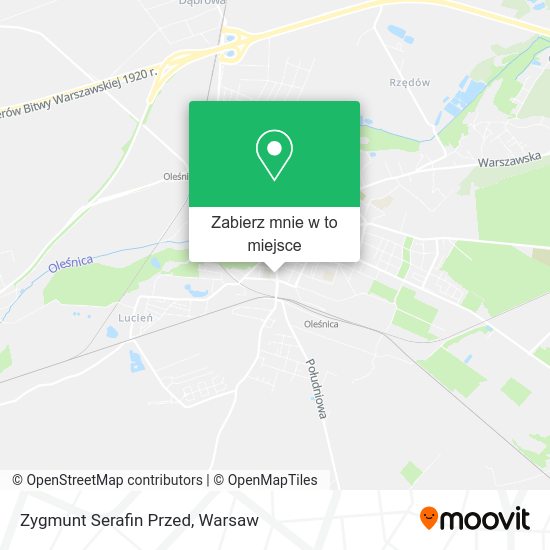 Mapa Zygmunt Serafin Przed