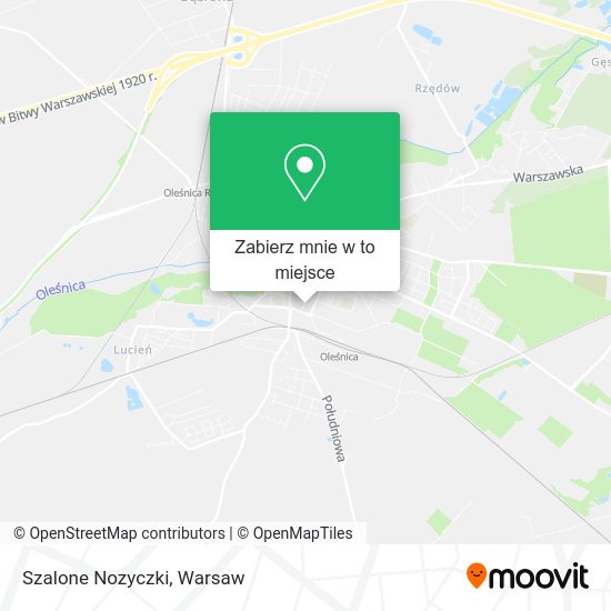 Mapa Szalone Nozyczki